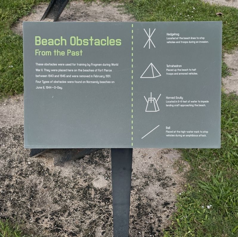 Beach Obstacles Marker image. Click for full size.