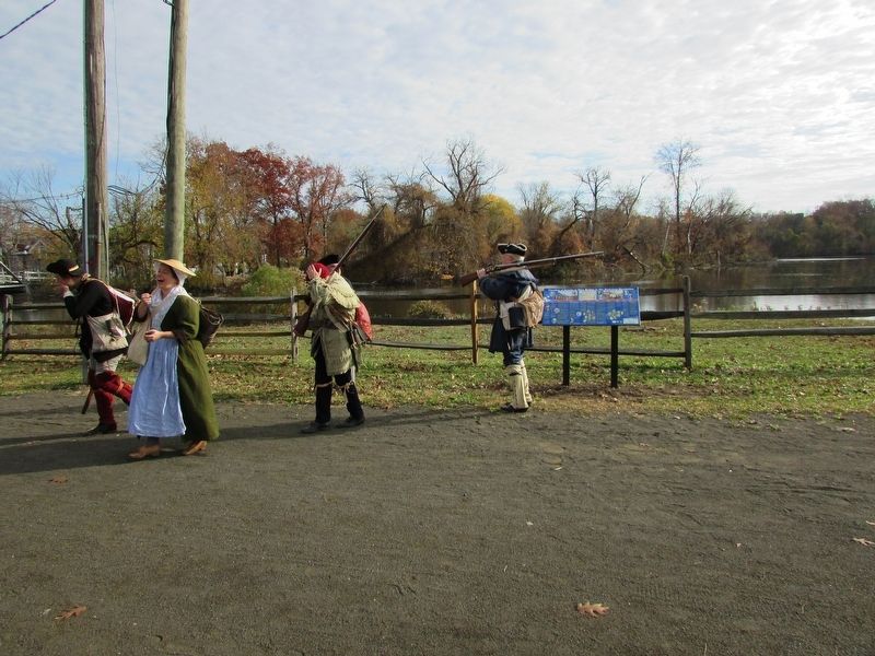 Marker at New Bridge Landing image. Click for full size.