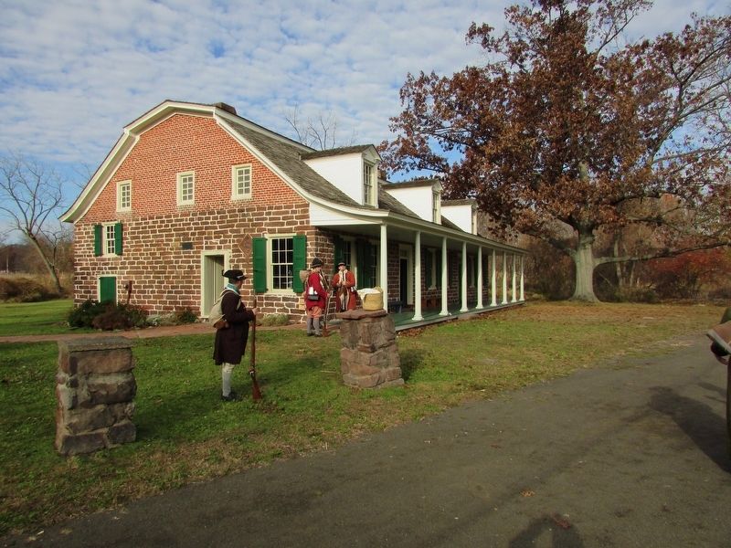 Zabriskie-Steuben House seen from the Marker image. Click for full size.