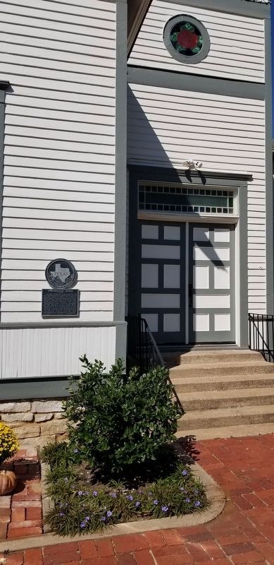 The entrance to the Stephenville Church and Marker image. Click for full size.