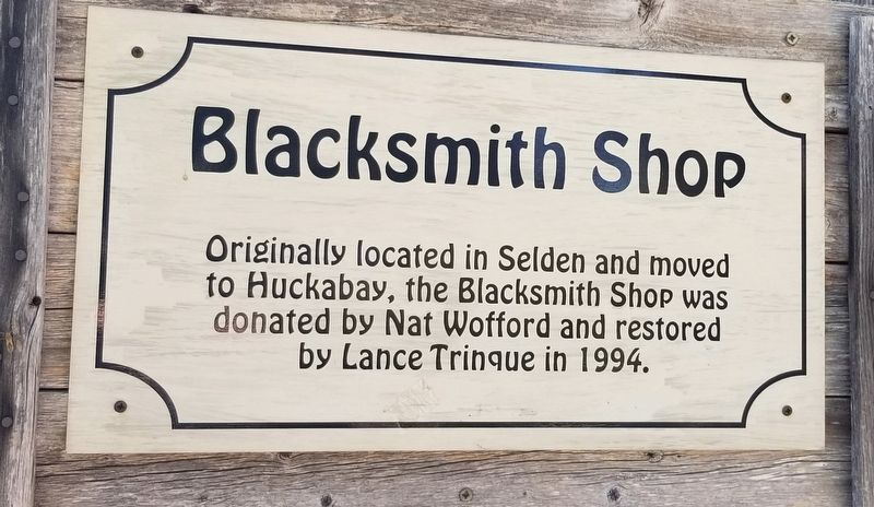 Blacksmith Shop Marker image. Click for full size.