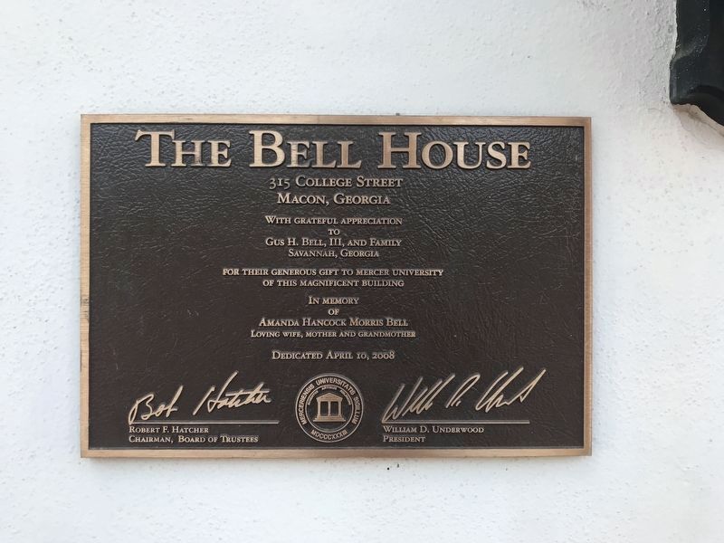 The Bell House Marker image. Click for full size.