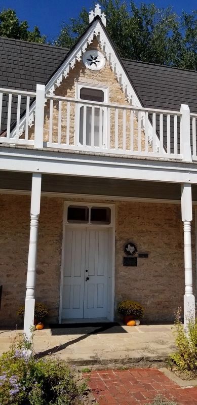 The front entrance of the Oldest Home in Stephenville and Marker. Click for full size. The front entrance of the Oldest Home in Stephenville and Marker image. Click for full size.