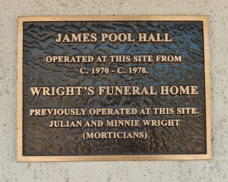 James Pool Hall Marker image. Click for full size.
