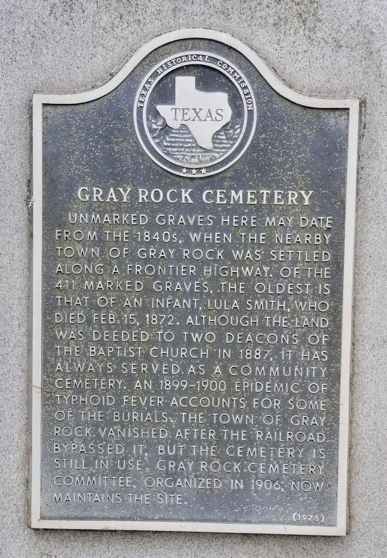 Gray Rock Cemetery Marker image. Click for full size.