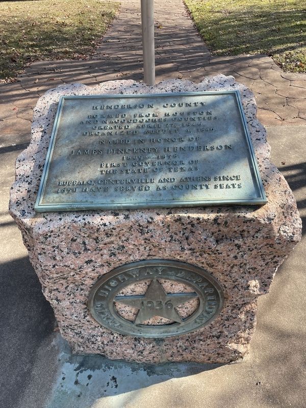 Henderson County Marker. Click for full size. Henderson County Marker image. Click for full size.