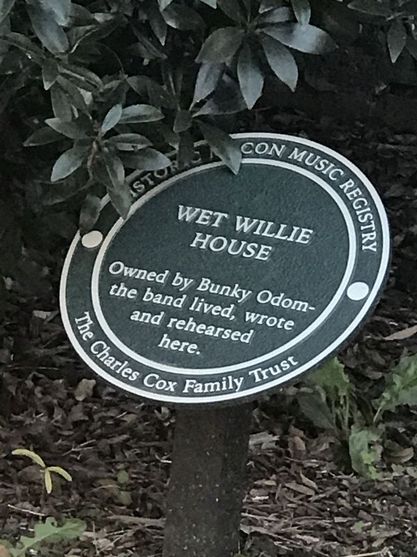 Wet Willie House Marker image. Click for full size.