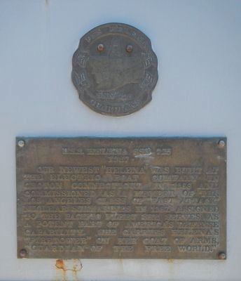 U.S.S. Helena SSN-725 Marker and Coat-of-Arms image. Click for full size.