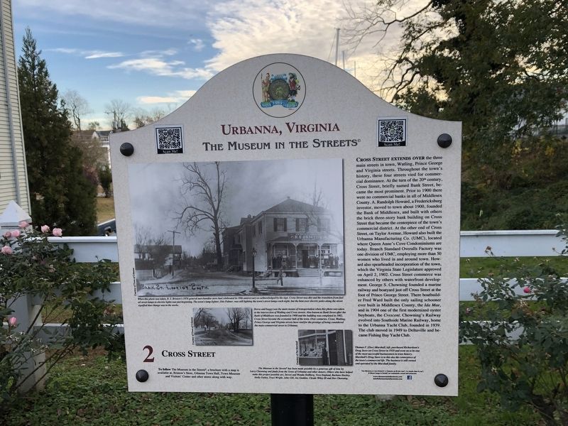 Cross Street Marker image. Click for full size.