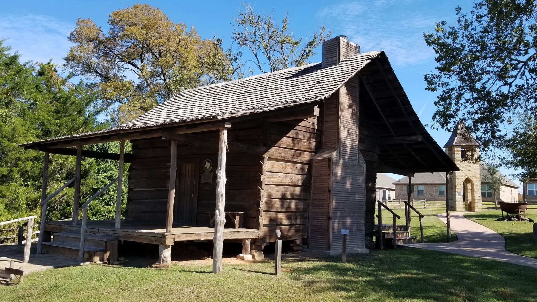 The James Jordan (Jardine) Log House. Click for full size. The James Jordan (Jardine) Log House image. Click for full size.