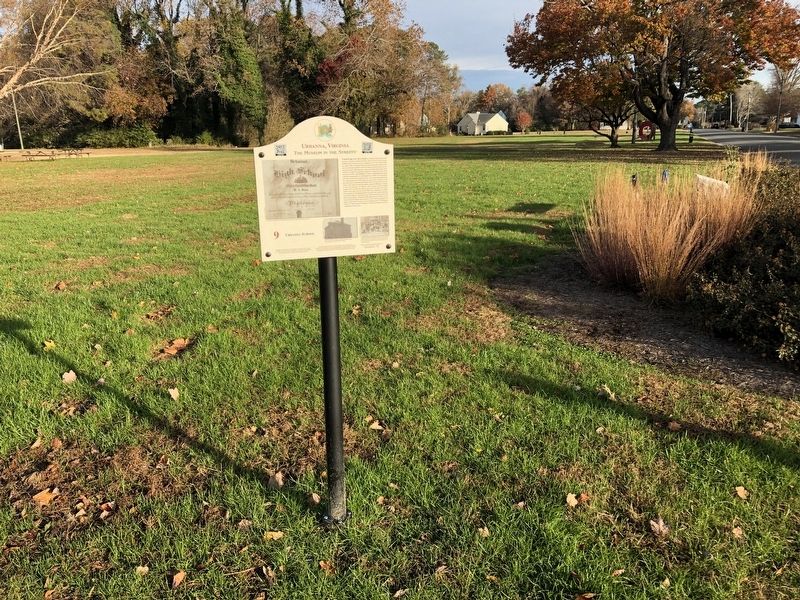 Urbanna School Marker image. Click for full size.