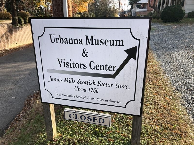 Urbanna Museum & Visitors Center Marker image. Click for full size.