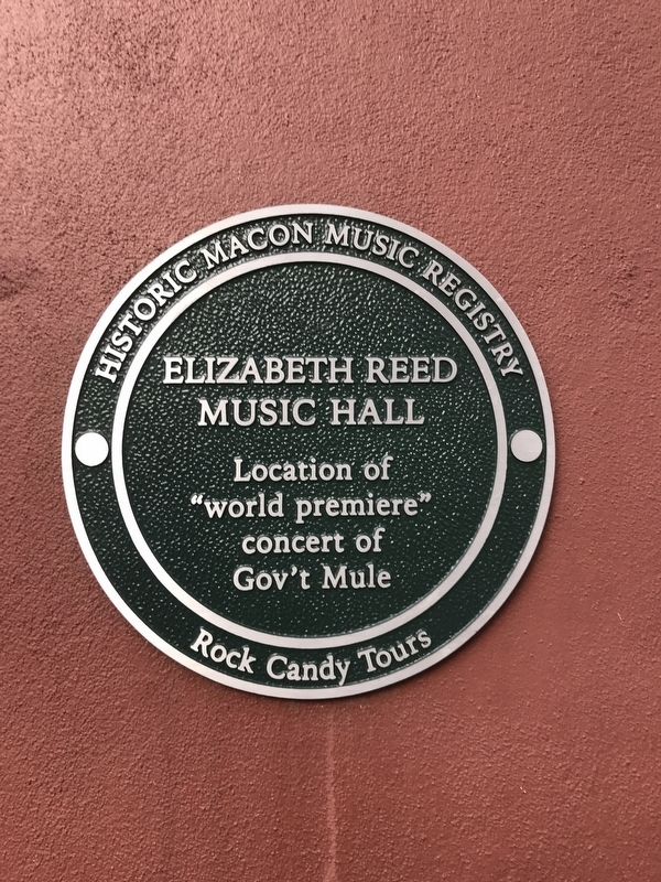 Elizabeth Reed Music Hall Marker image. Click for full size.