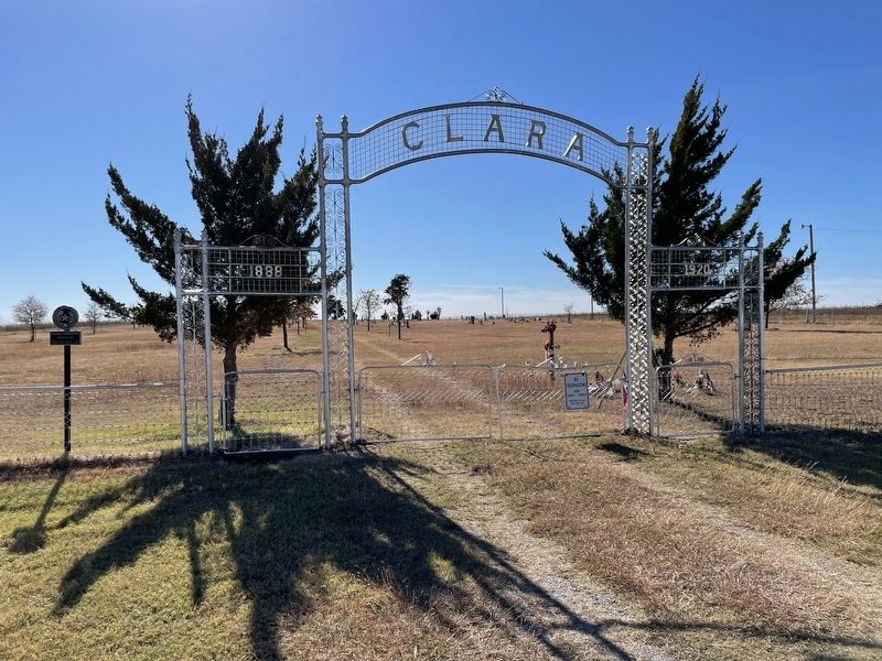 Clara Cemetery Marker image. Click for full size.