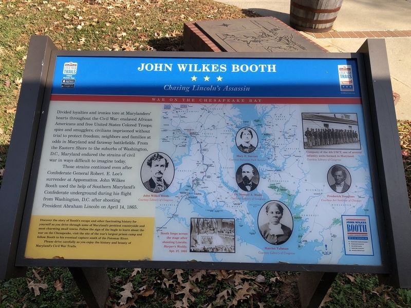 John Wilkes Booth Marker image. Click for full size.