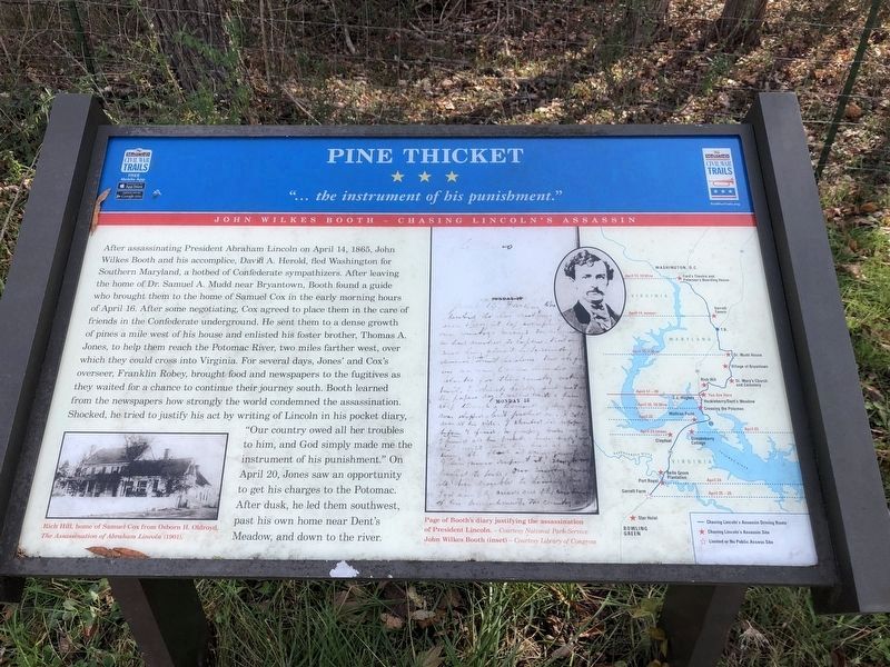Pine Thicket Marker image. Click for full size.