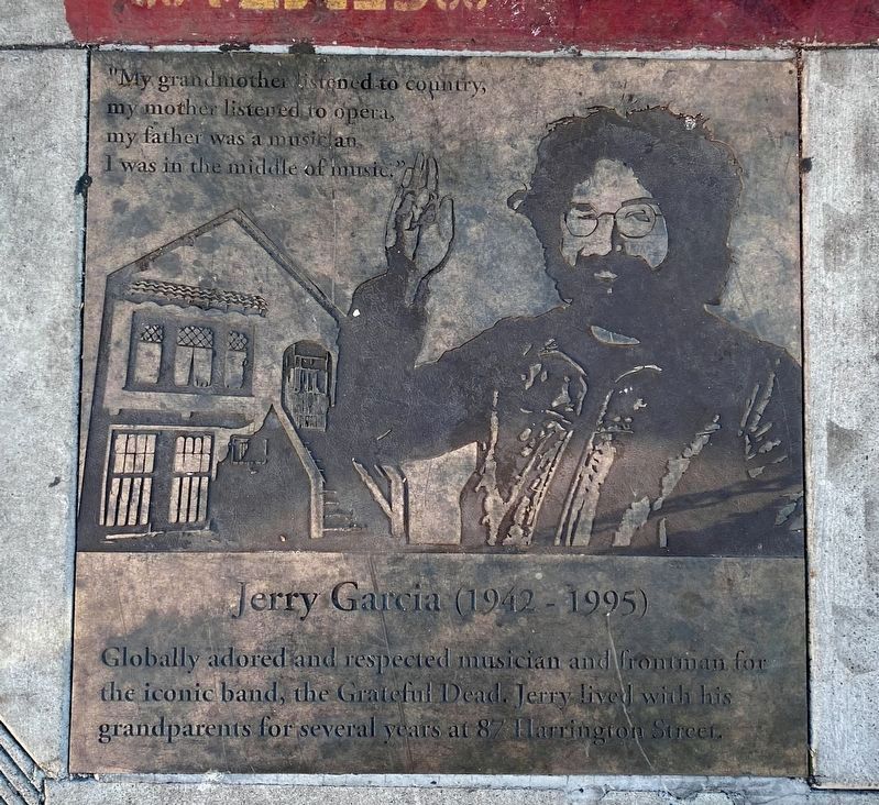 Jerry Garcia (1943-1995) Marker image. Click for full size.