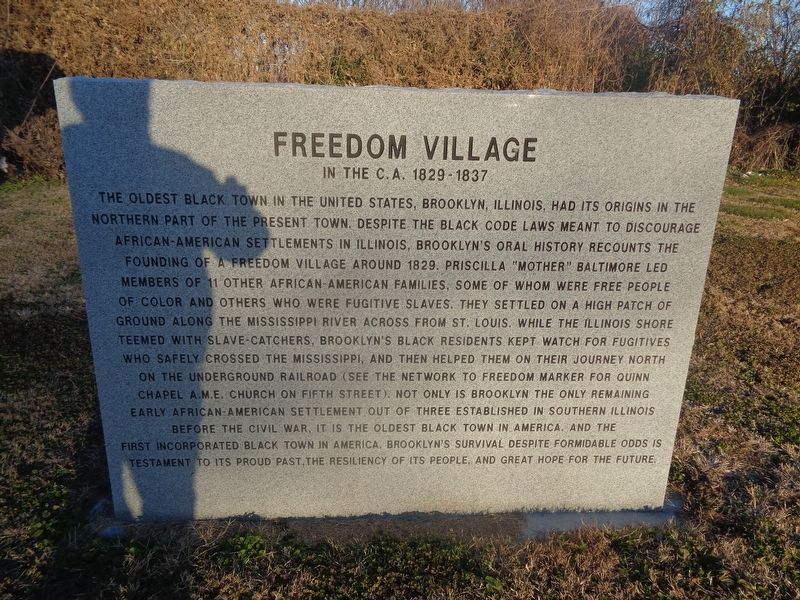Freedom Village Marker image. Click for full size.