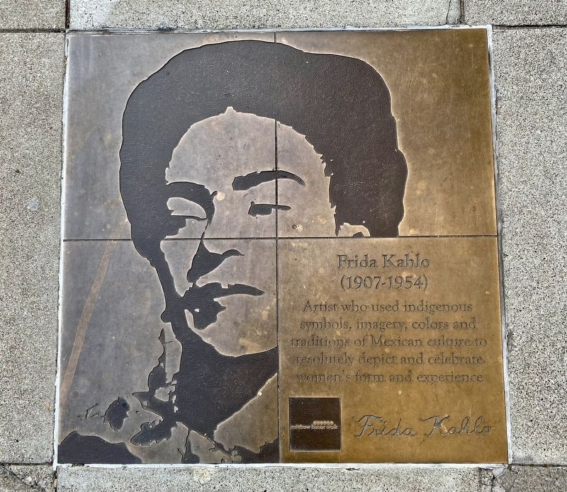 Frida Kahlo Marker image. Click for full size.