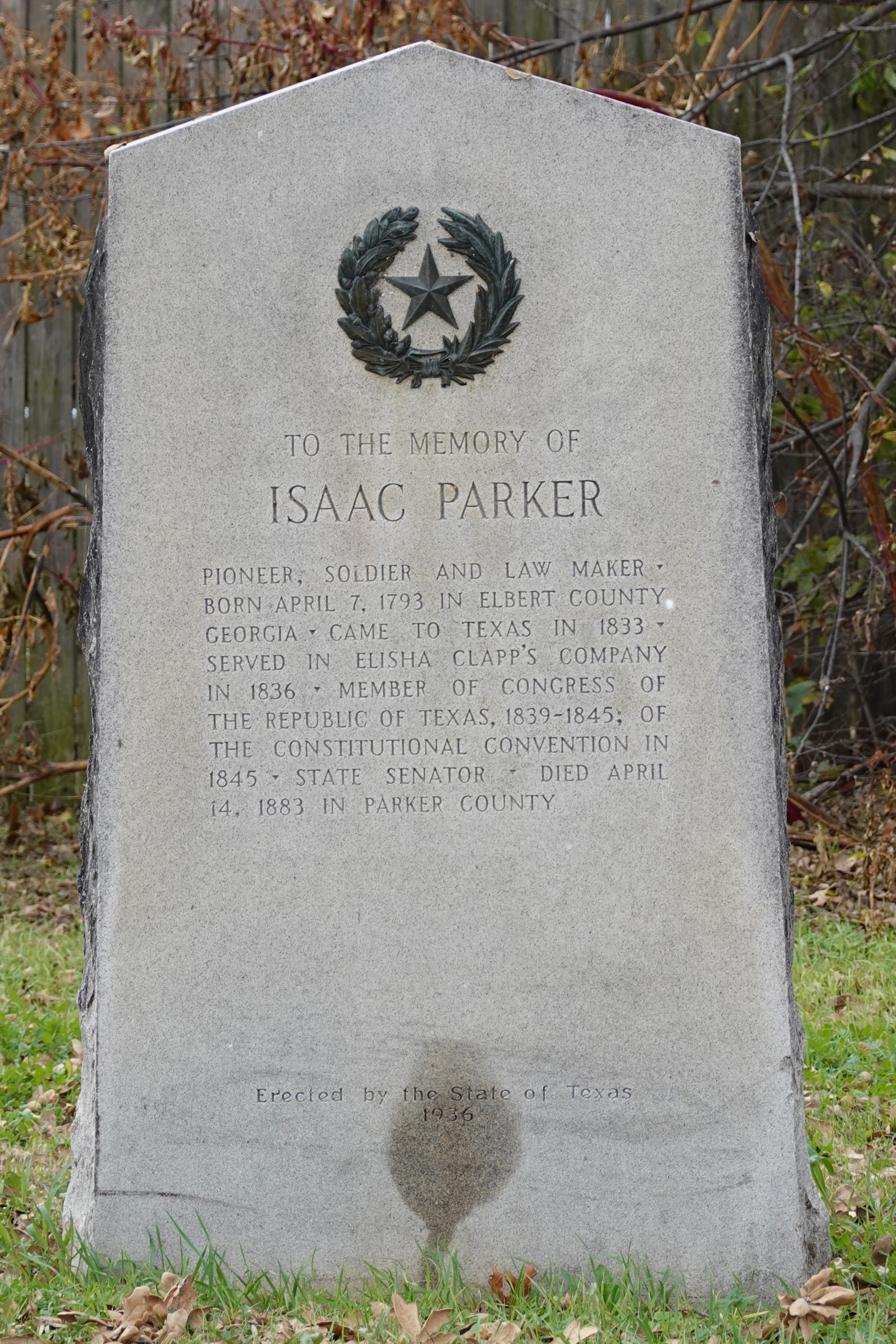 Isaac Parker Marker
