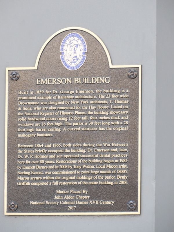Emerson Building Marker image. Click for full size.