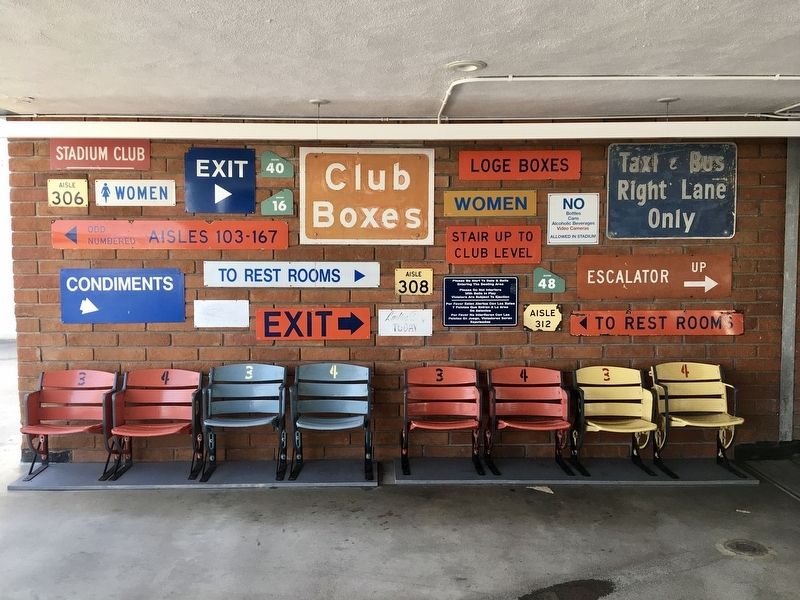 Historic Stadium Seats image. Click for full size.