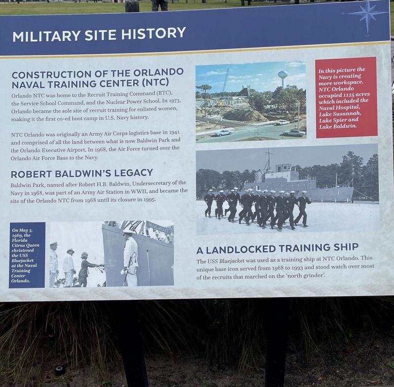 Military Site History Marker image. Click for full size.