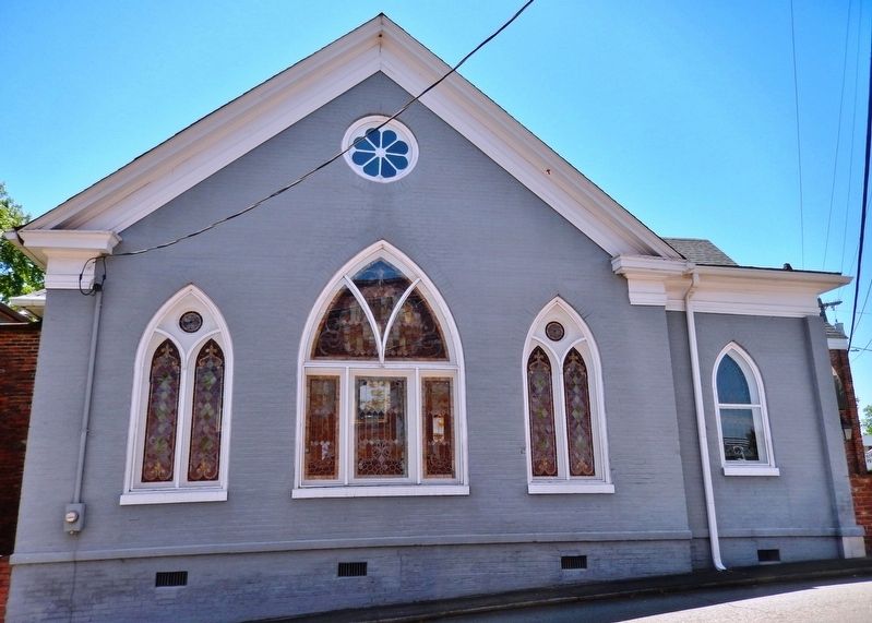 Barnesville Presbyterian Church (<i>north elevation</i>) image. Click for full size.