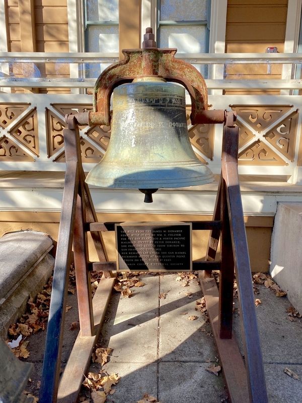 James M. Donahue Ferry Bell and Marker image. Click for full size.
