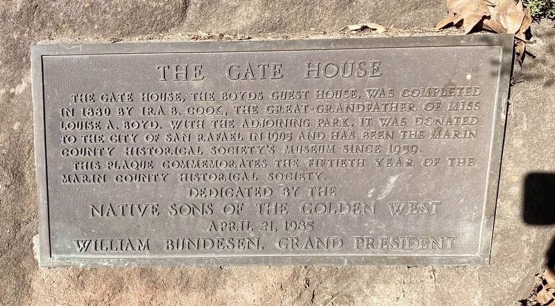 The Gate House Marker image. Click for full size.
