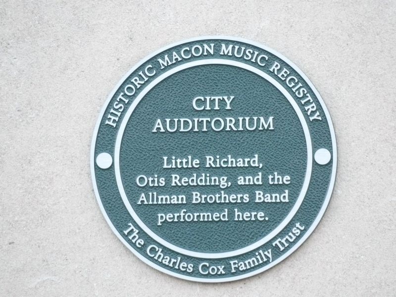 City Auditorium Marker image. Click for full size.