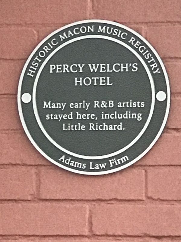Percy Welch's Hotel Marker image. Click for full size.