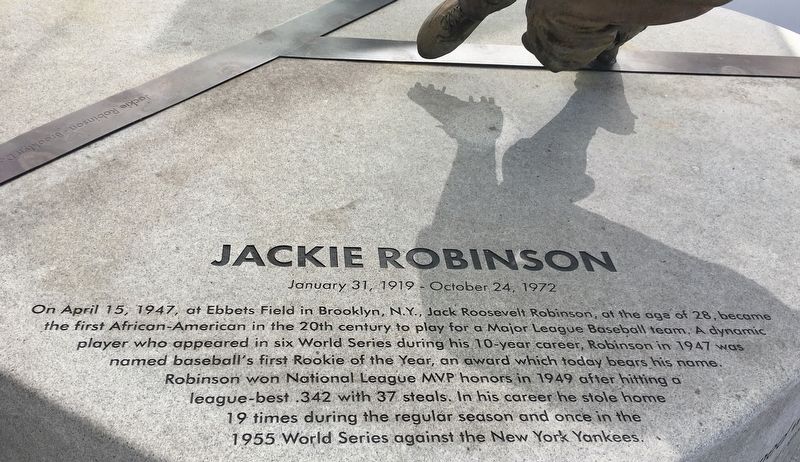 Jackie Robinson Marker image. Click for full size.