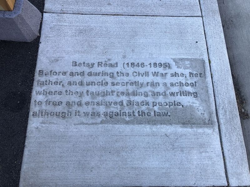 Betsy Read (1846 - 1895) Marker. Click for full size. Betsy Read (1846 - 1895) Marker image. Click for full size.