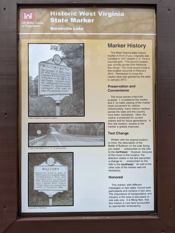 Historic West Virginia State Marker image. Click for full size.