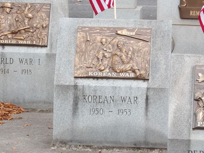 Lamar County (Ga.) 20th Century War Veterans Memorial (Korean War) image. Click for full size.