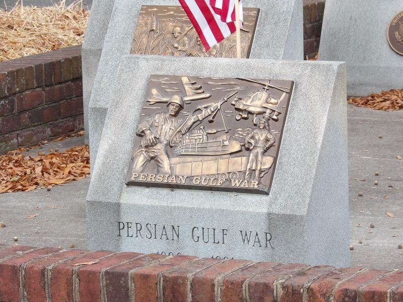 Lamar County (Ga.) 20th Century War Veterans Memorial (Persian Gulf War) image. Click for full size.
