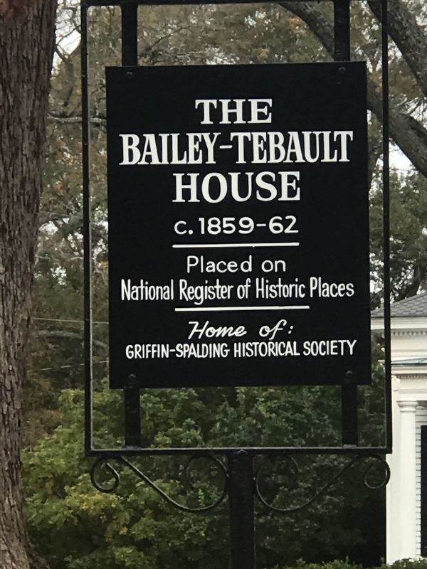 Bailey-Tebault House Marker image. Click for full size.