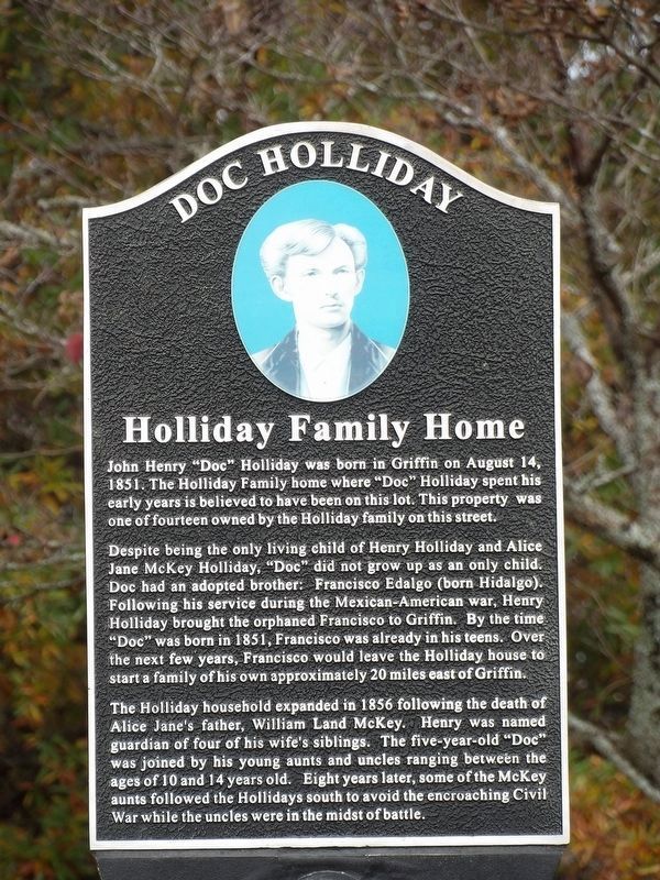 Holliday Family Home Historical Marker
