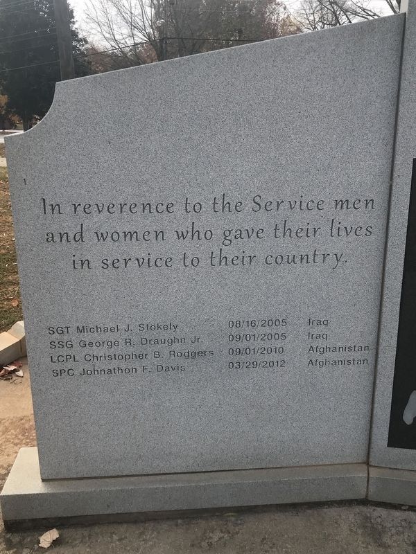 Global War on Terror Marker � left wing image. Click for full size.