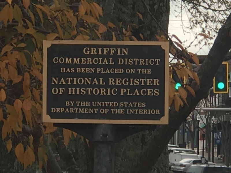 Griffin Commercial District Marker image. Click for full size.