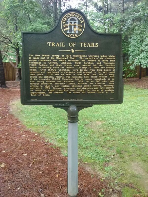 Trail of Tears Marker image. Click for full size.