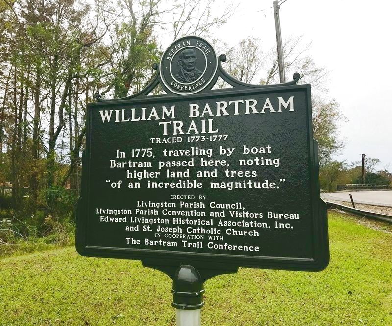 William Bartram Trail Marker image. Click for full size.