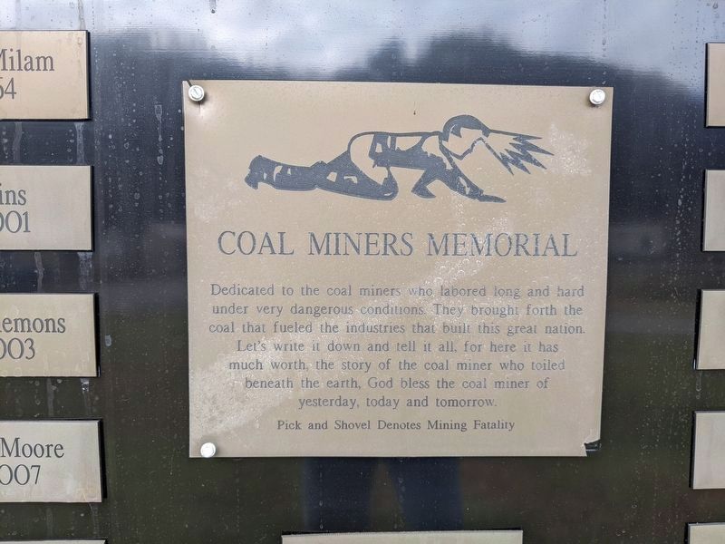 Helen Coal Miners Memorial image. Click for full size.