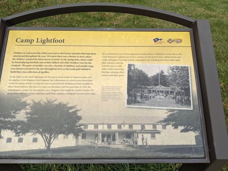 Camp Lightfoot Marker image. Click for full size.