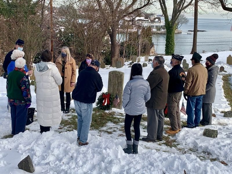 Wreaths Across America ceremony. Click for full size. Wreaths Across America ceremony image. Click for full size.