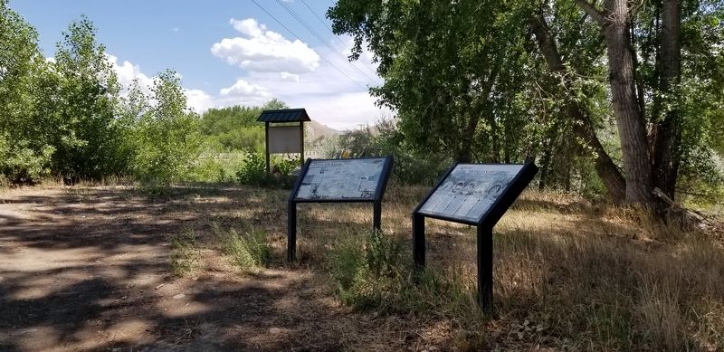 A view of the two markers by the road image. Click for full size.