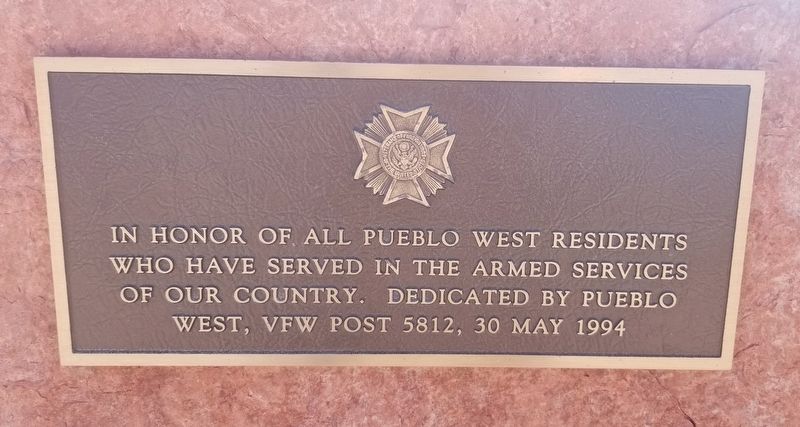 Pueblo West Veterans Memorial image. Click for full size.