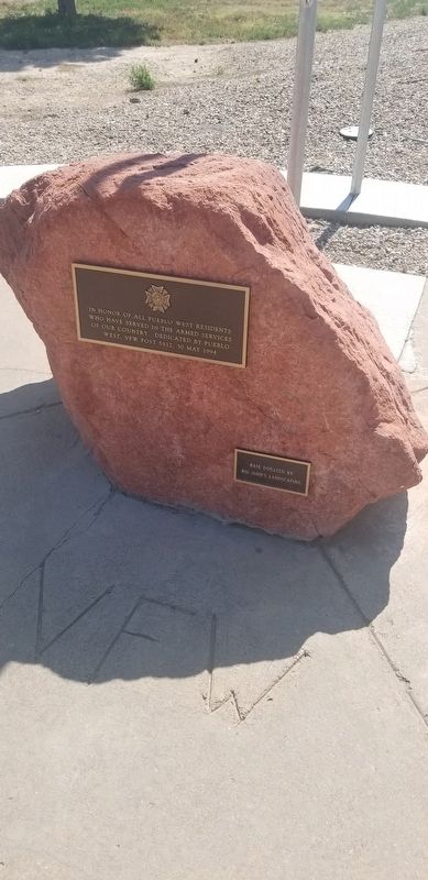 Pueblo West Veterans Memorial image. Click for full size.