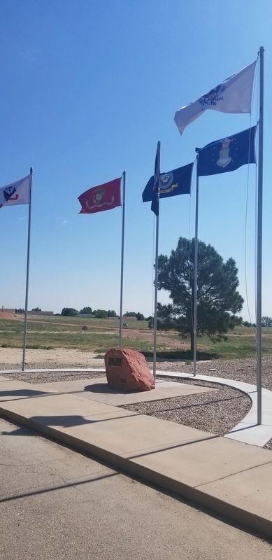 The view of the Pueblo West Veterans Memorial. Click for full size. The view of the Pueblo West Veterans Memorial image. Click for full size.